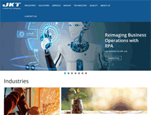 Tablet Screenshot of jktech.com
